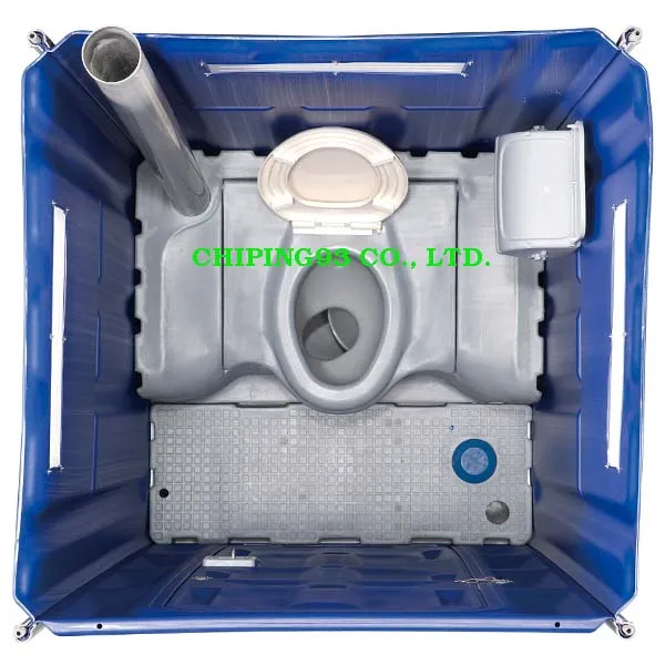 Portable toilet for outdoor music instrument concert stage party decoration