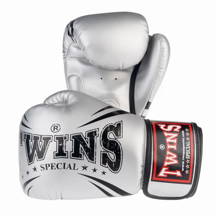 Twins Boxing Gloves PU Leather Boxing Cloves Custom Training Fighting Sports Boxing Pair