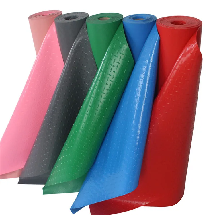 Easy Clean Non-Slip PVC Mat Roll Floor for Car Garage Mat