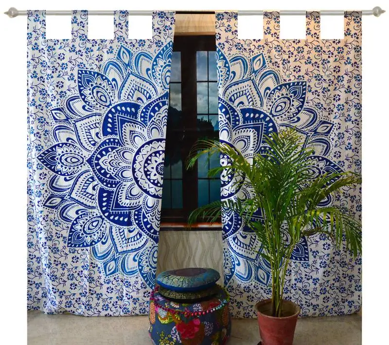Home Decor Curtain Wall Hanging Door Window Drape Valance Cotton Handmade Multiple Color Ethnic