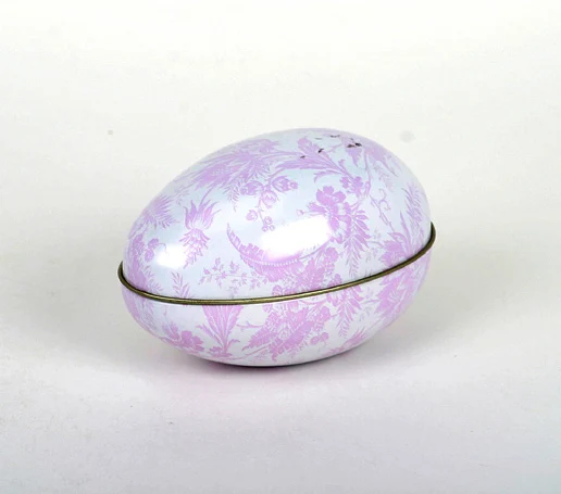 
egg metal tin can box for Easter gift candy chocolate toys stationery 