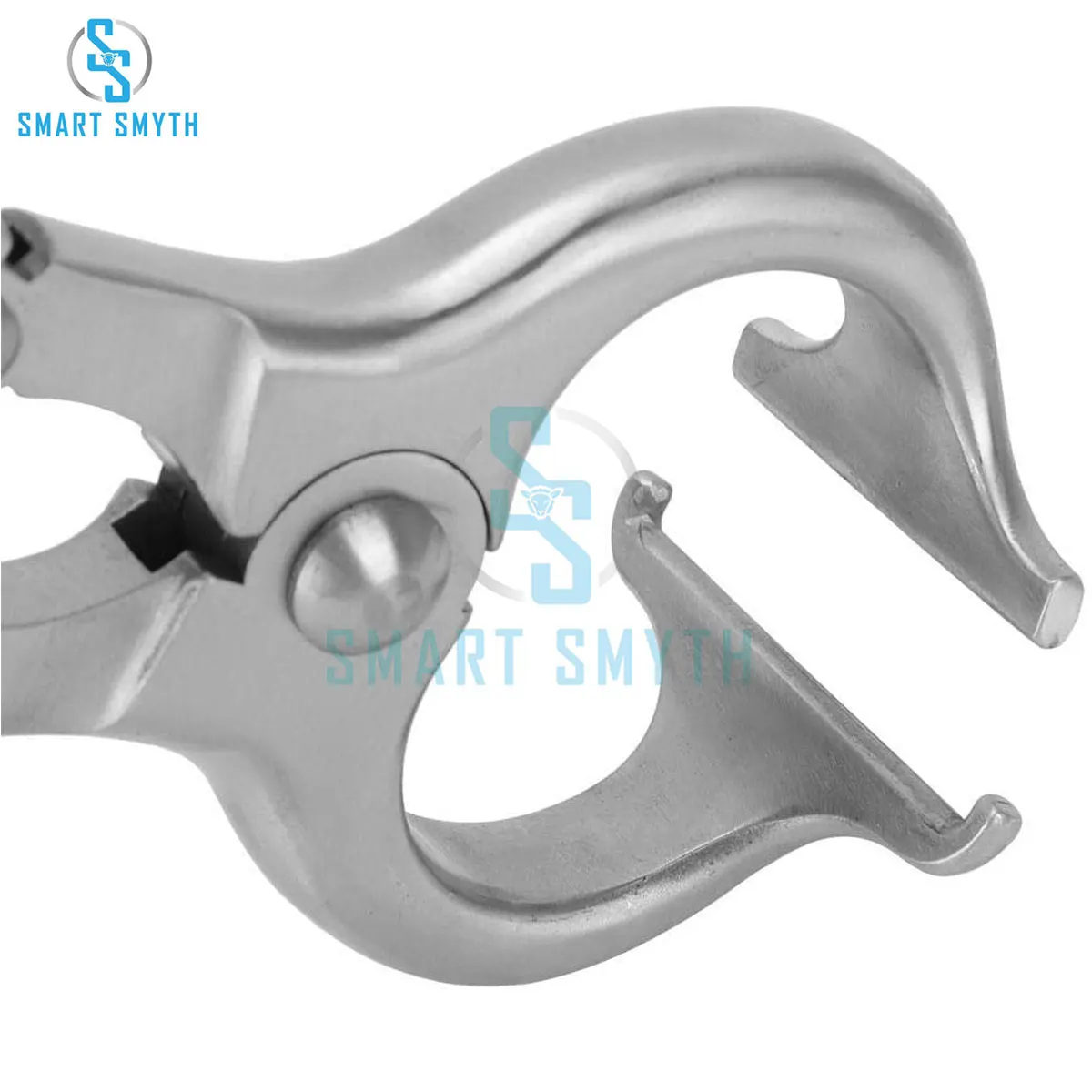 Castration Plier, Carbon Steel Durable Carbon Steel ,Non-Slip Handle Bloodless Castration Plier Tool