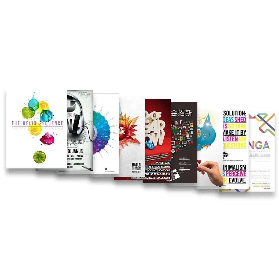 Art paper,photo paper label a4 a3 size poster printing for shop