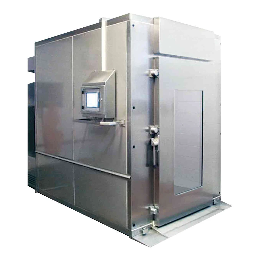 Smoking chamber machine for meat and fish, food & beverage processing machinery
