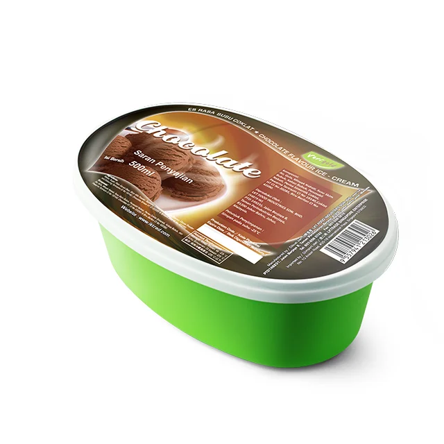
Instant Custom variety of fruit flavors Ice Cream Tub - Chocolate 0.5L From Malaysia 