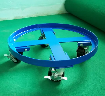 Heavy Duty Drum Dolly 4 locking casters w/ brakes 55 gallon Drum Dollies