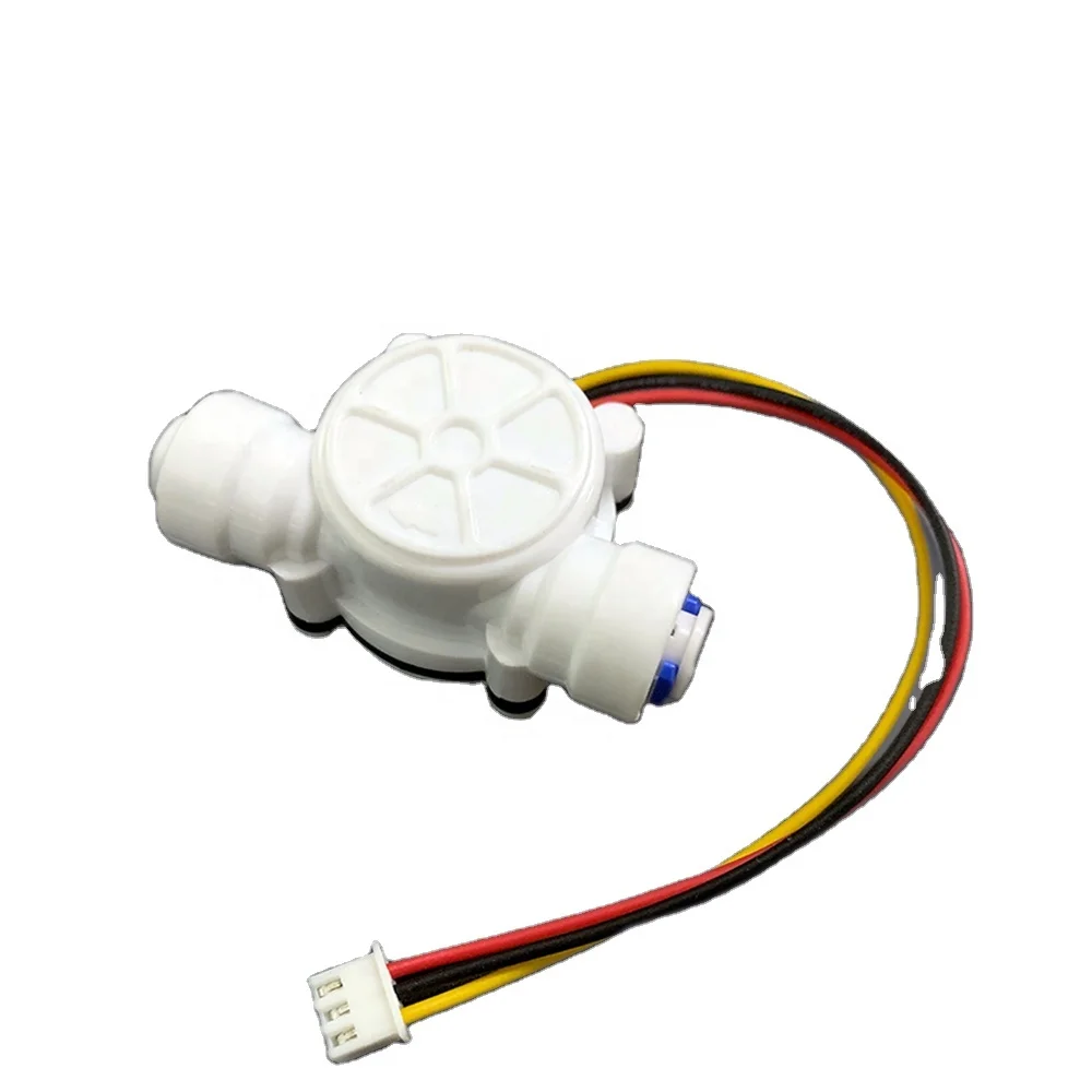 Sunwoald 6,5 мм, быстрое подключение «0,3 ~ 10 л/мин, мини-Датчик потока воды для водонагревателя/Диспенсера для воды