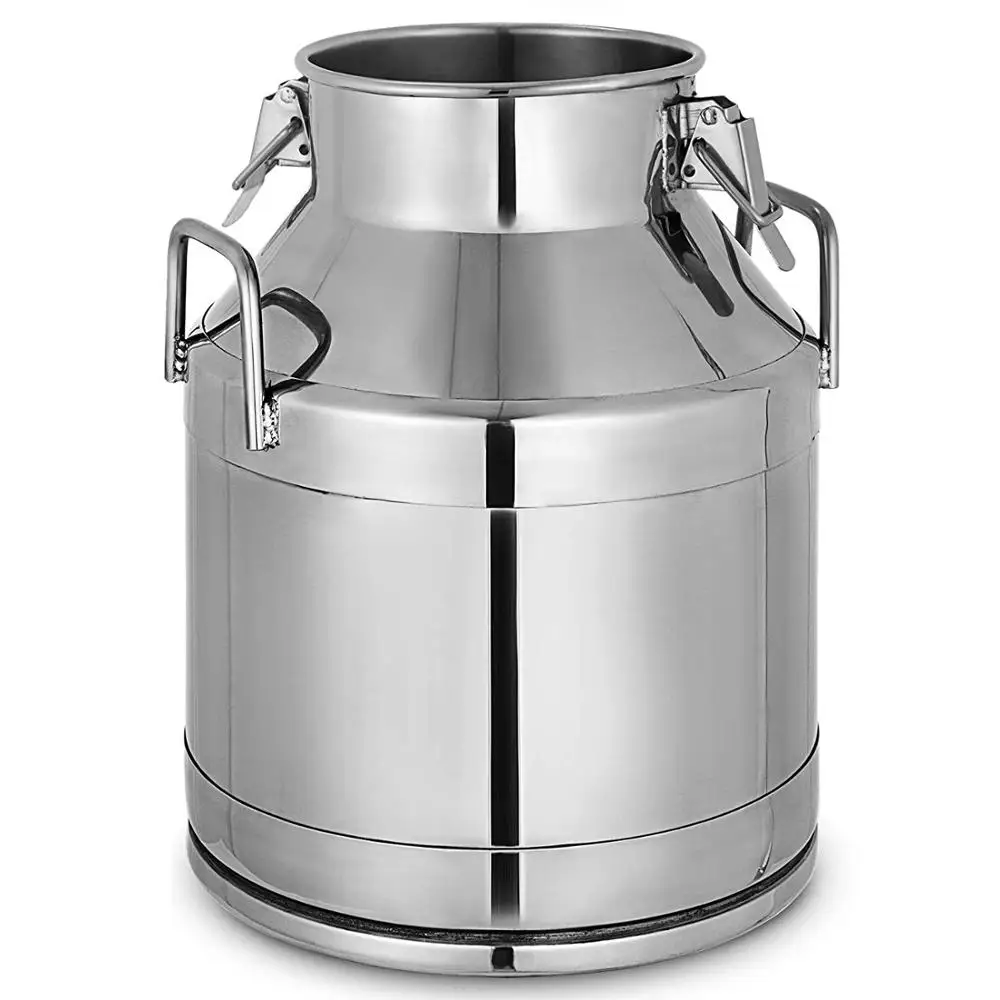 high quality 100 liter stainless steel 304 round shape milk cans with price Best quality stainless steel Milk Can Lidded