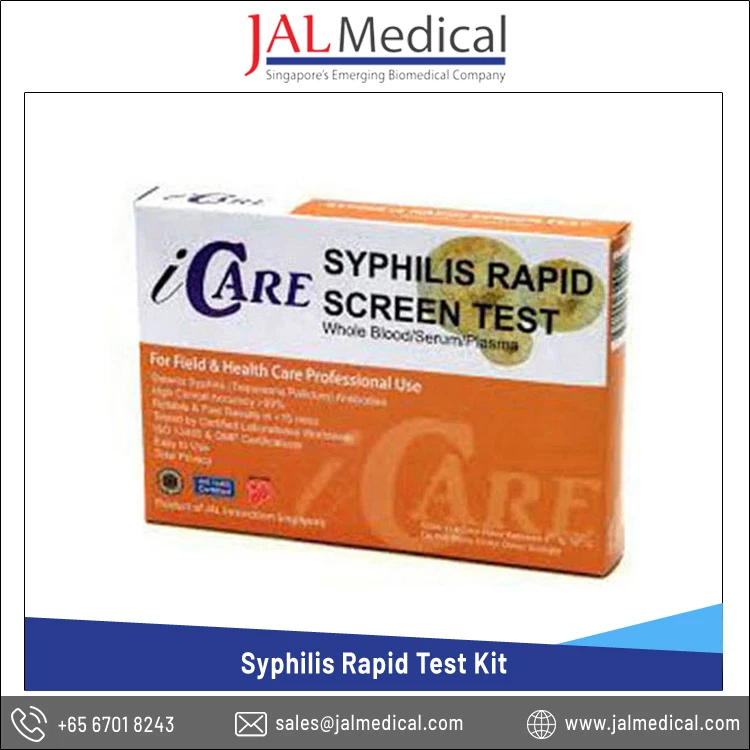 Great Leading Manufacturer of Best Selling One Step Single Use Rapid Syphilis Test Kit at Good Price
