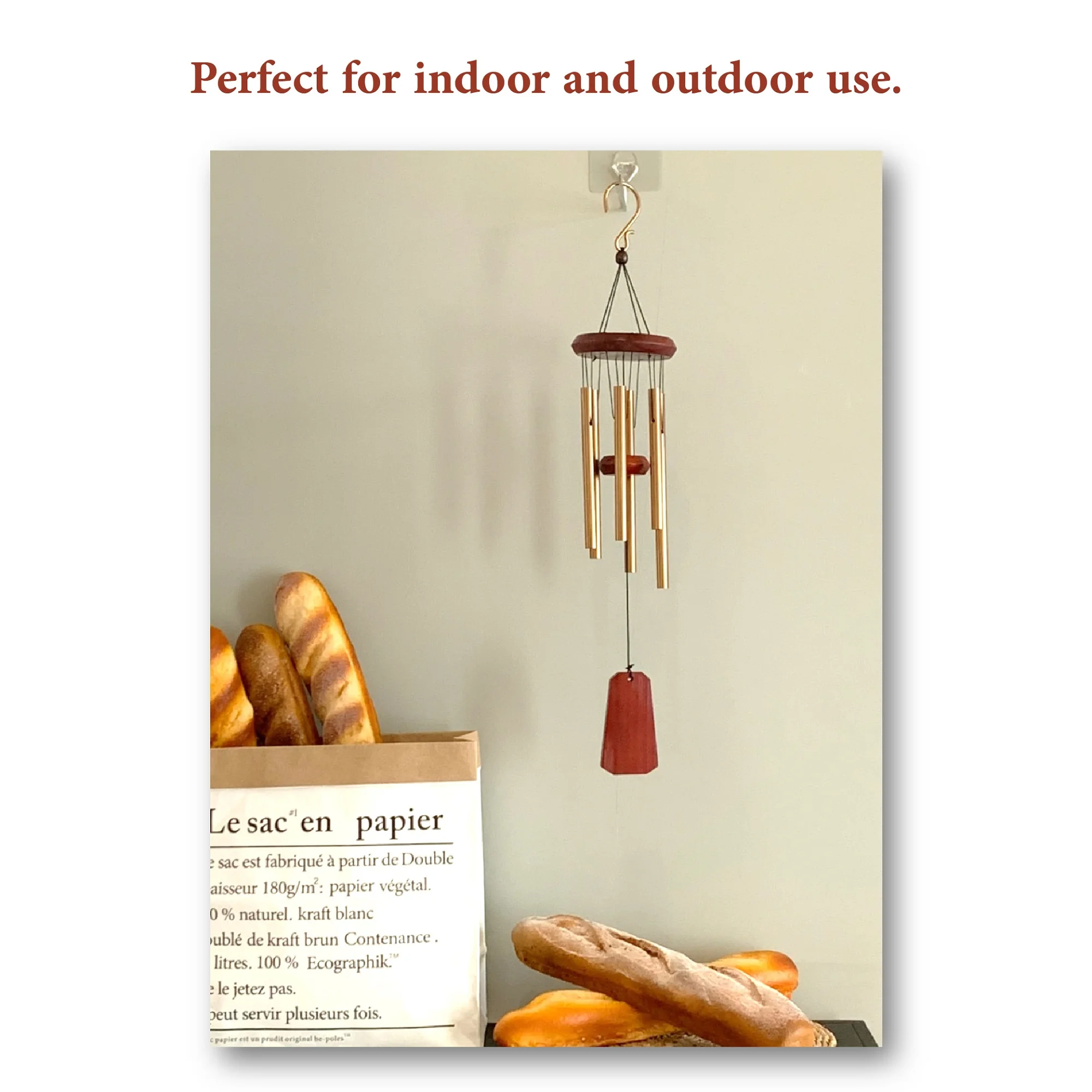 Новый Алюминиевый металлический ветряной колокольчик 22 дюйма, ветряные колокольчики для похорон