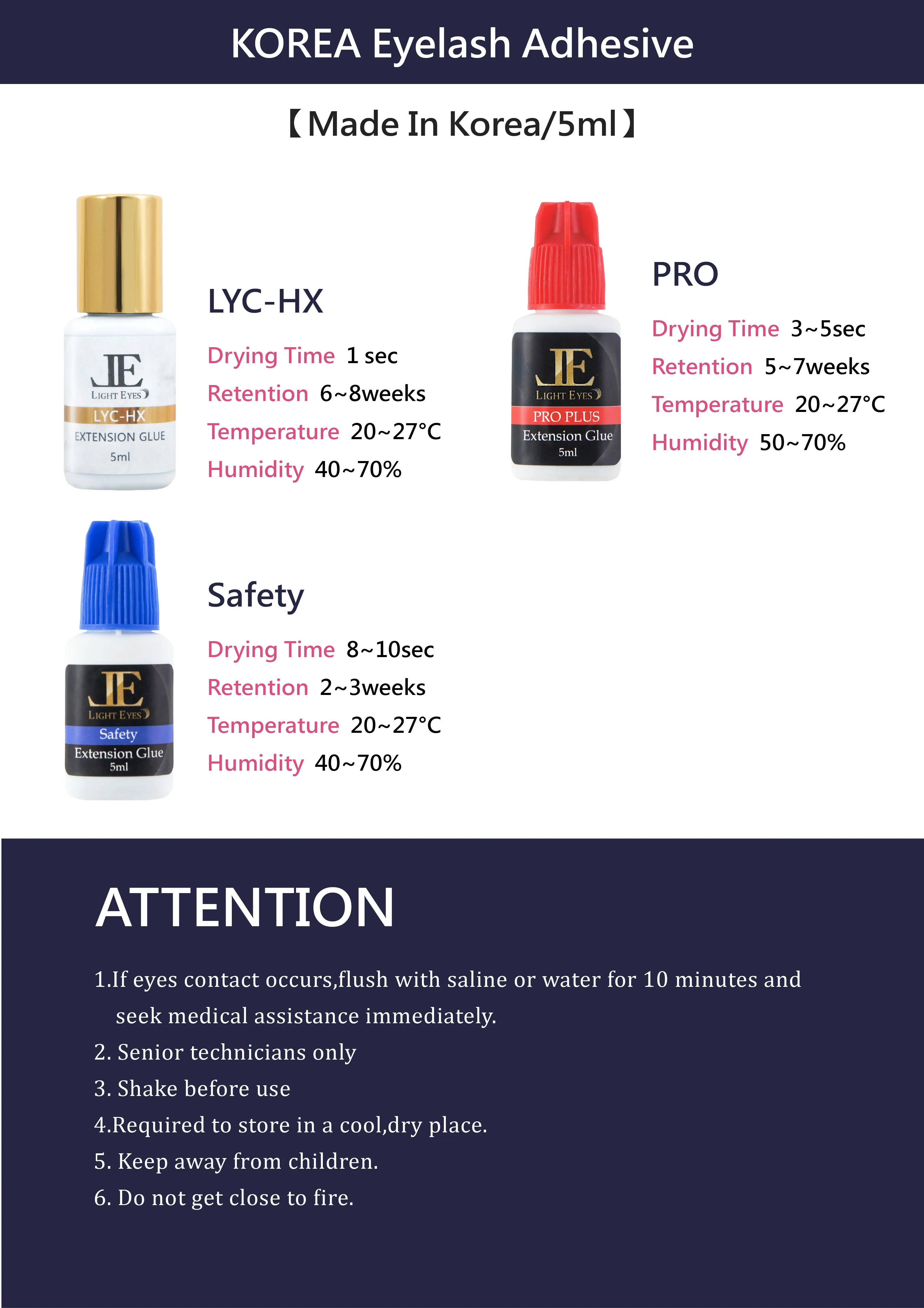 LIGHTEYES No Stimulation Korea Eyelash Glue Lashes Glue