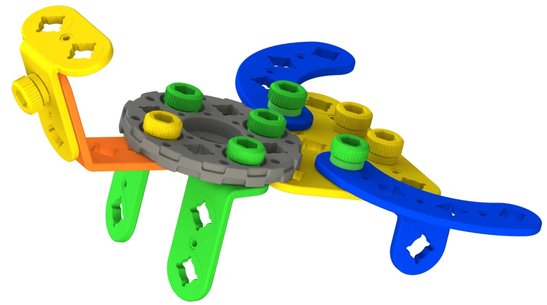 Высококачественный обучающий игрушечный робот UARO BASIC активирующий мозг детей