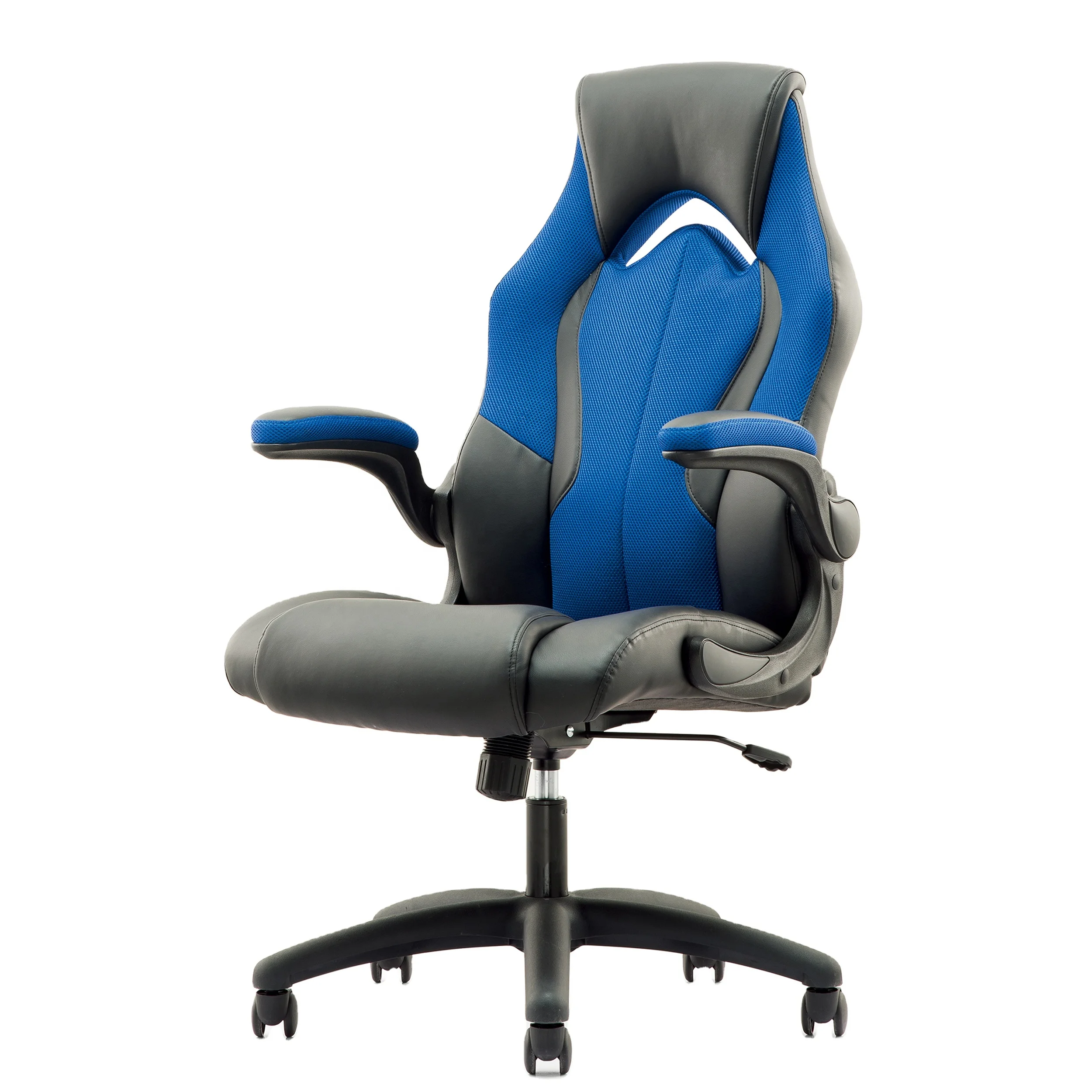 
Pressure-breaking steel plate certified gas rod saddle cushion design anti-ignition moisture absorption gaming chair 
