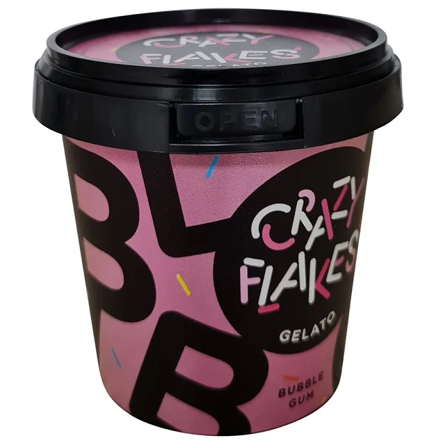 DYK182 отличный товар круглый 180 мл трамбовки PP IML чашка & PP IML крышкой для мороженого упаковка