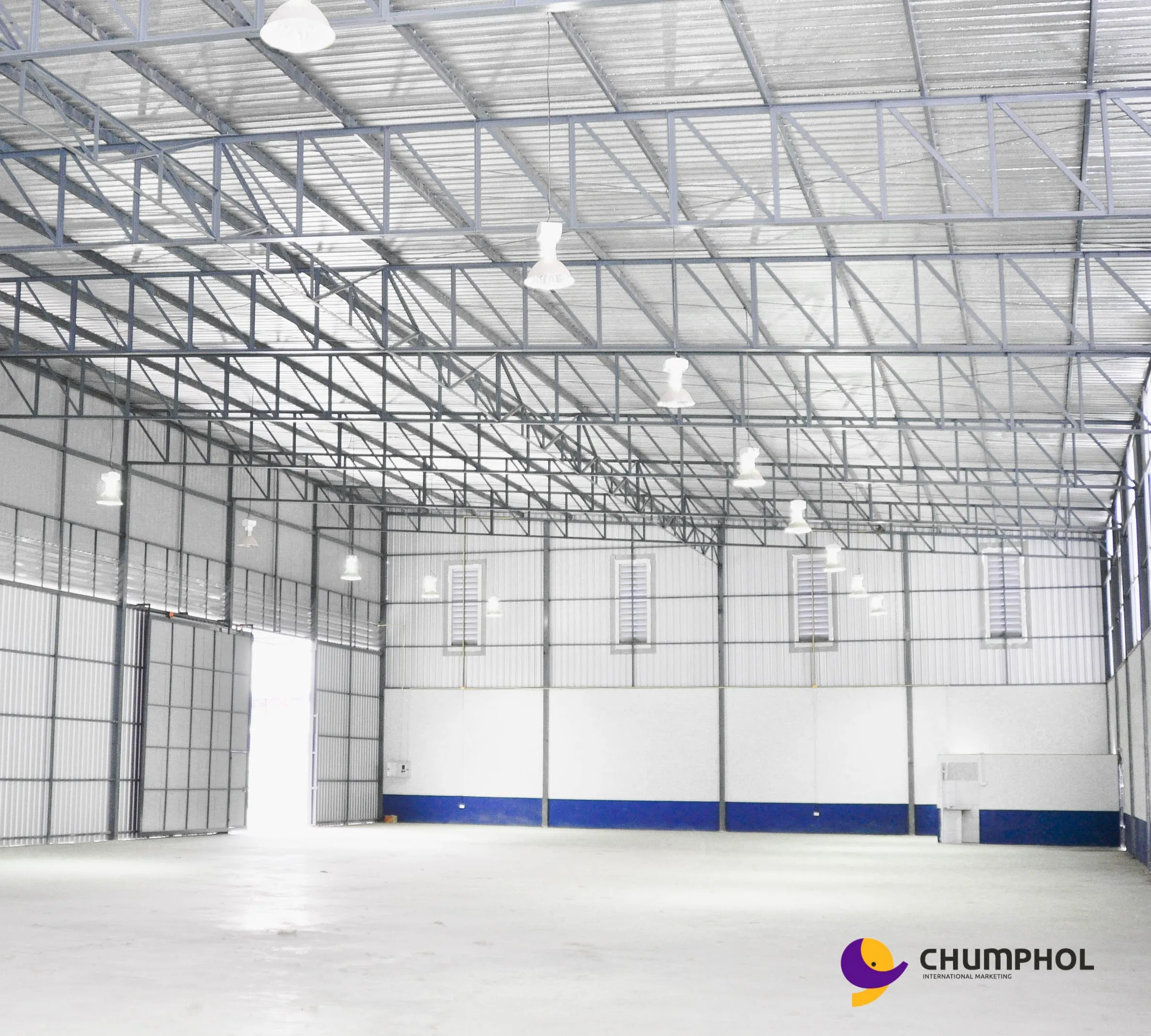 High Raise Space Rent A Warehouse Land Steel Structure House Klong 7 Place In Thailand