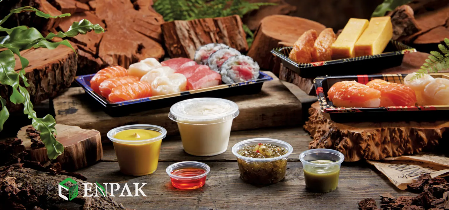 3.25oz PET Portion Cup (Sauce cup/souffle Cup)with PET Lid