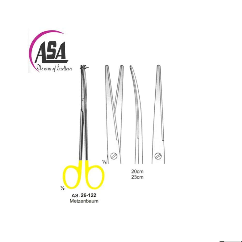 Metzenbaum Scissor 14.5cm 17cm 23cm size stainless steel Metzenbaum Scissor