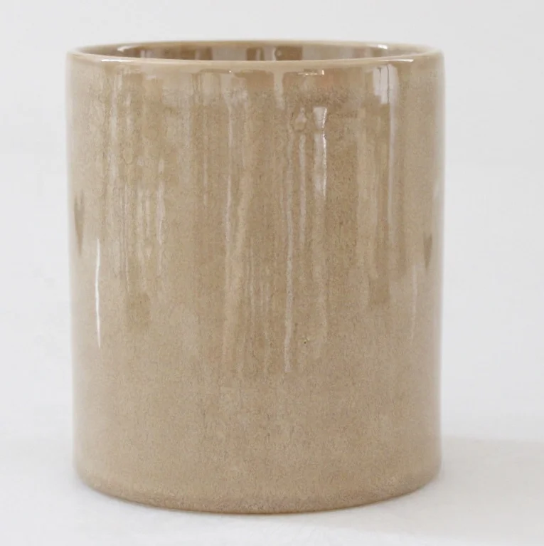 Food Storage Jar with Wooden Lid Ceramic Food Storage Jar Medium Ceramic Kitchen Container