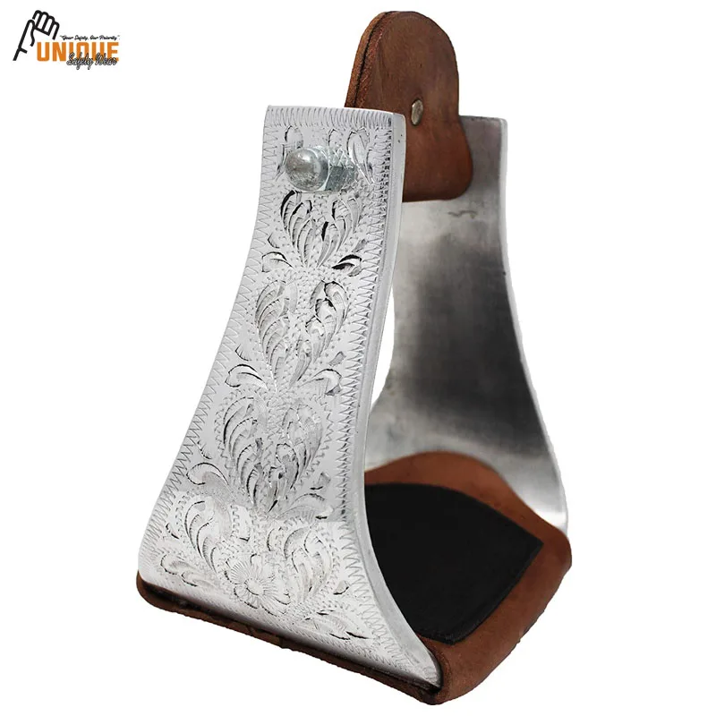 Седло для лошади Challenger Tack седло верховой езды в западном стиле алюминиевые стремена с гравировкой широкополосный протектор 4 5