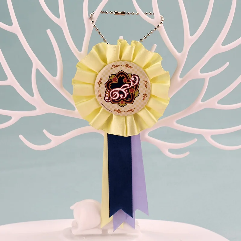 Personalised Rosettes Manufacturer High Quality Award Ribbon Rosettes