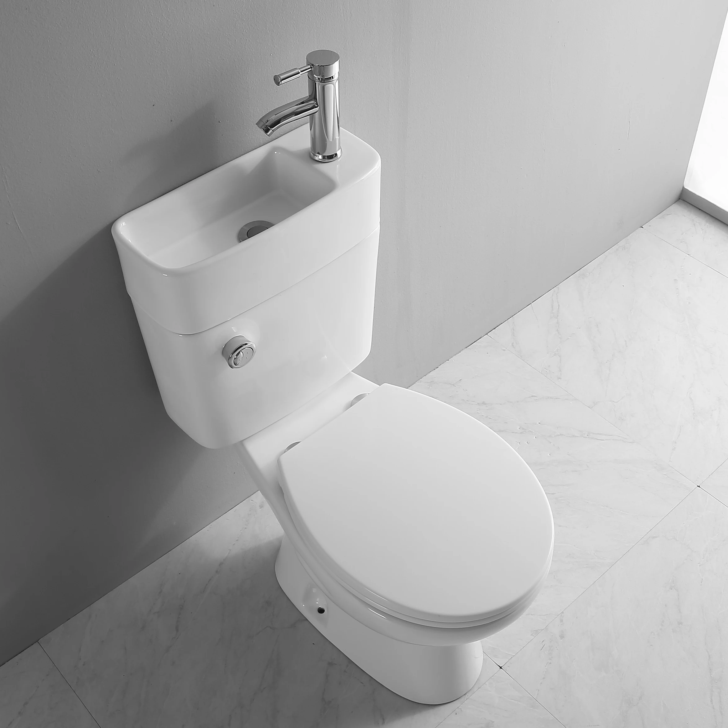 Экономичная водоотталкивающая унитаза комод керамический унитаз с раковиной все в одном набор для туалета и раковины 2