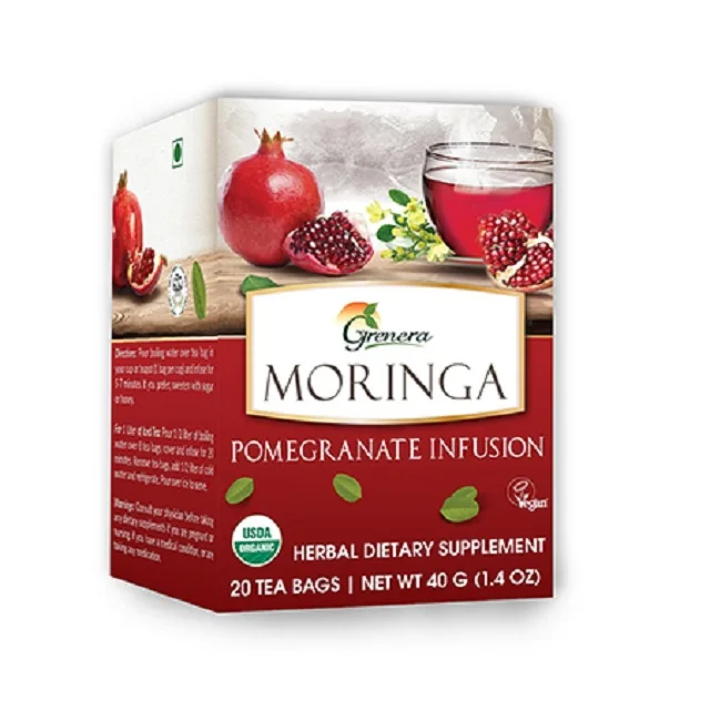 Organic Moringa Oleifera Pomegranate Infusion
