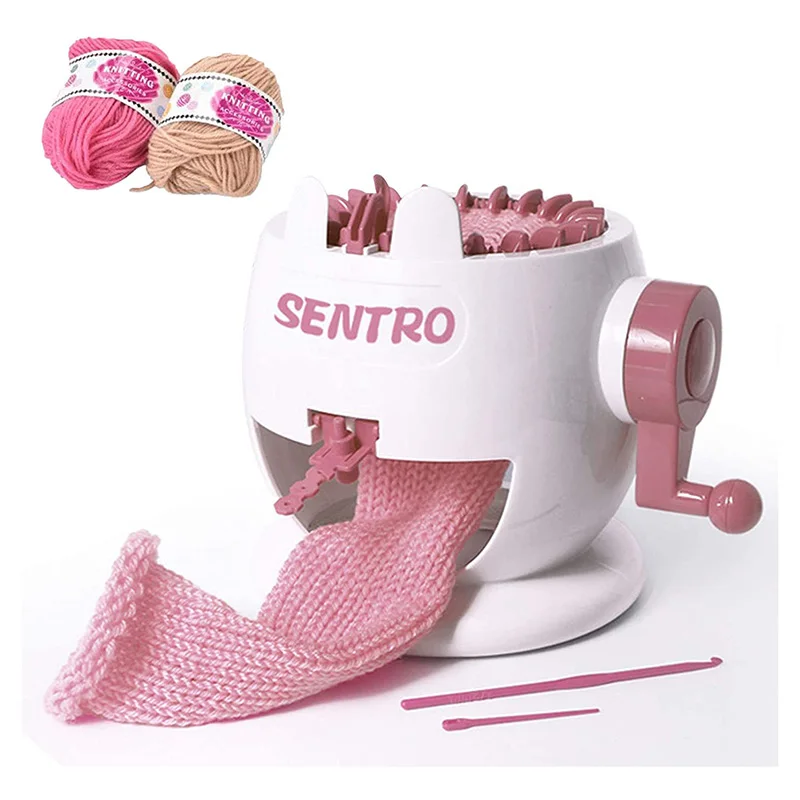 Smart Weaver Knitting Round Loom, 22 Needles Knitting Loom Machines Weaving Loom Kit for Sock, Hat