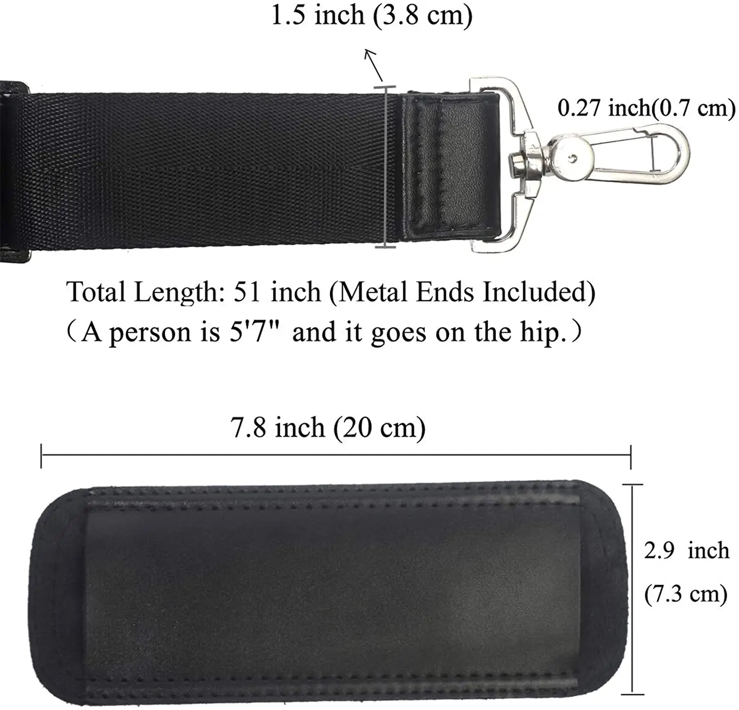 2021 New Style Ladies Removable Luxury Genuine Leather Shoulder Bag Strap for women