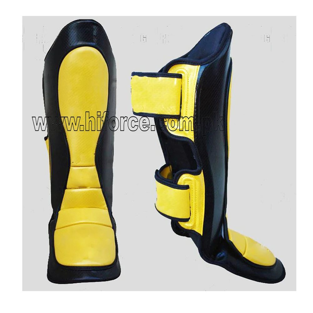 Wholesale Top Brand Muay thai kick Boxing MMA Grappling Instep Shin Guard Pads Karate Foot Leg Pads