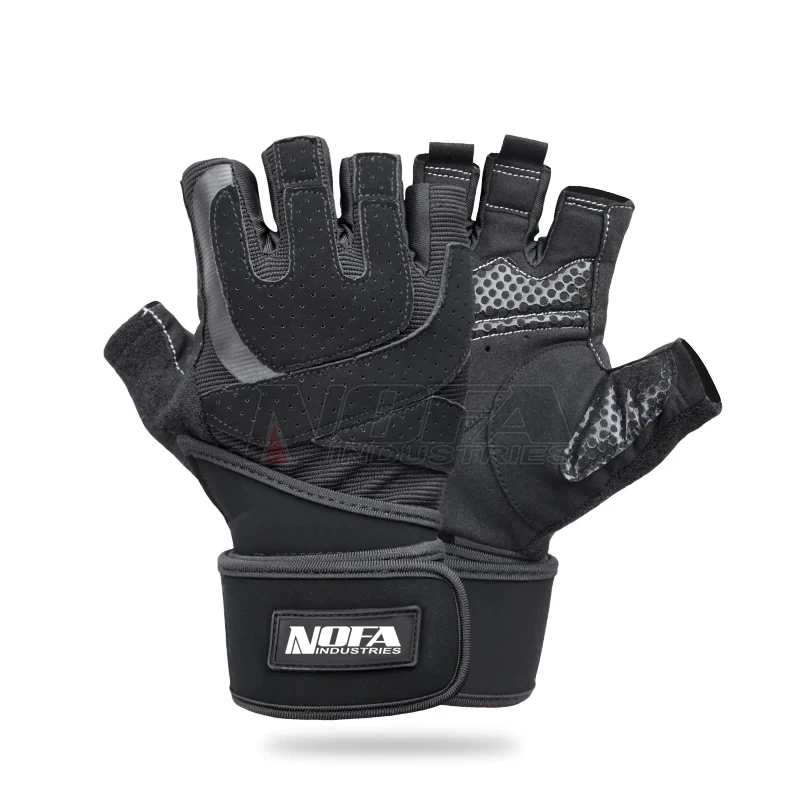 Gym Fitness Gloves Cross Training Weightlifting Half Finger Gloves Sports Fitness Body Building Gym Gloves Grips Hand Palm