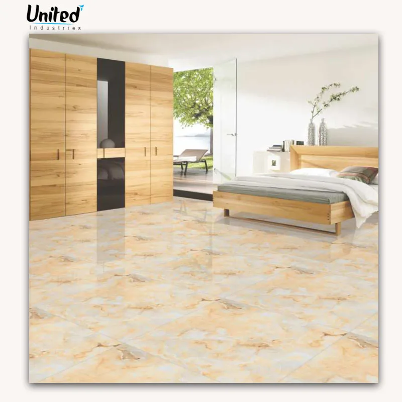 Magnetic Polished Glazed Porcelain Tiles 600 x 600 mm Flooring Tile Smooth Glossy Surface Digital Marble Stone Square Floor Tile