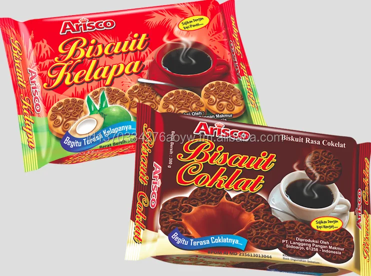 Hot Sell Wafer Biscuits snack kids pack BBQ, Chocolate Flavour Manufacture producer ( 22g x 60 pcs ) Arisco - OEM