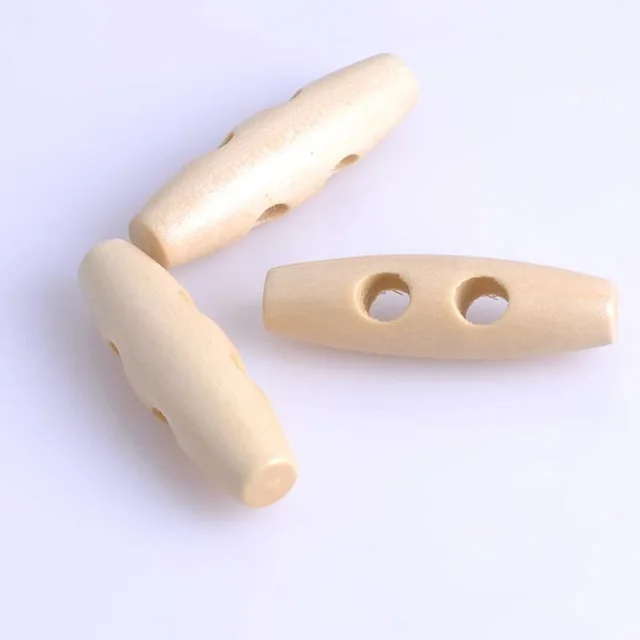 Premium quality  Shiny natural buffalo BONE toggle button for coat