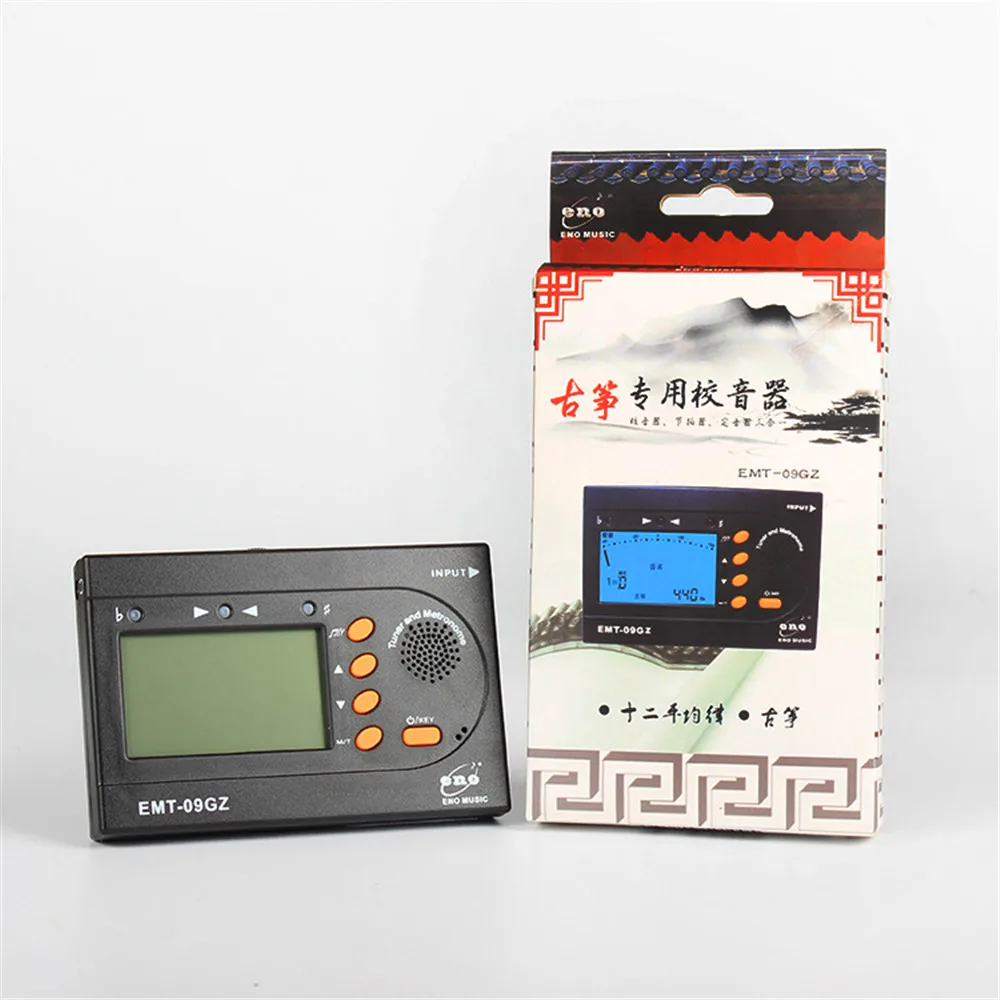 
wholesales EMT-09GZ Microphone pickup tuner electronic metronome tone setter Zither dedicated tuner three in one 