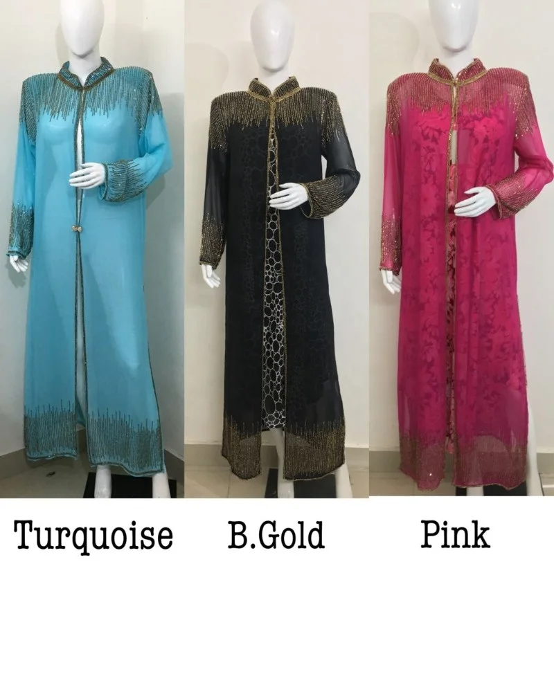 New CARDIGAN SHRUG KAFTAN COAT ABAYA Party Wear Style Woman ABAYA OEM Service Adults Middle East Georgette Open Abaya best price