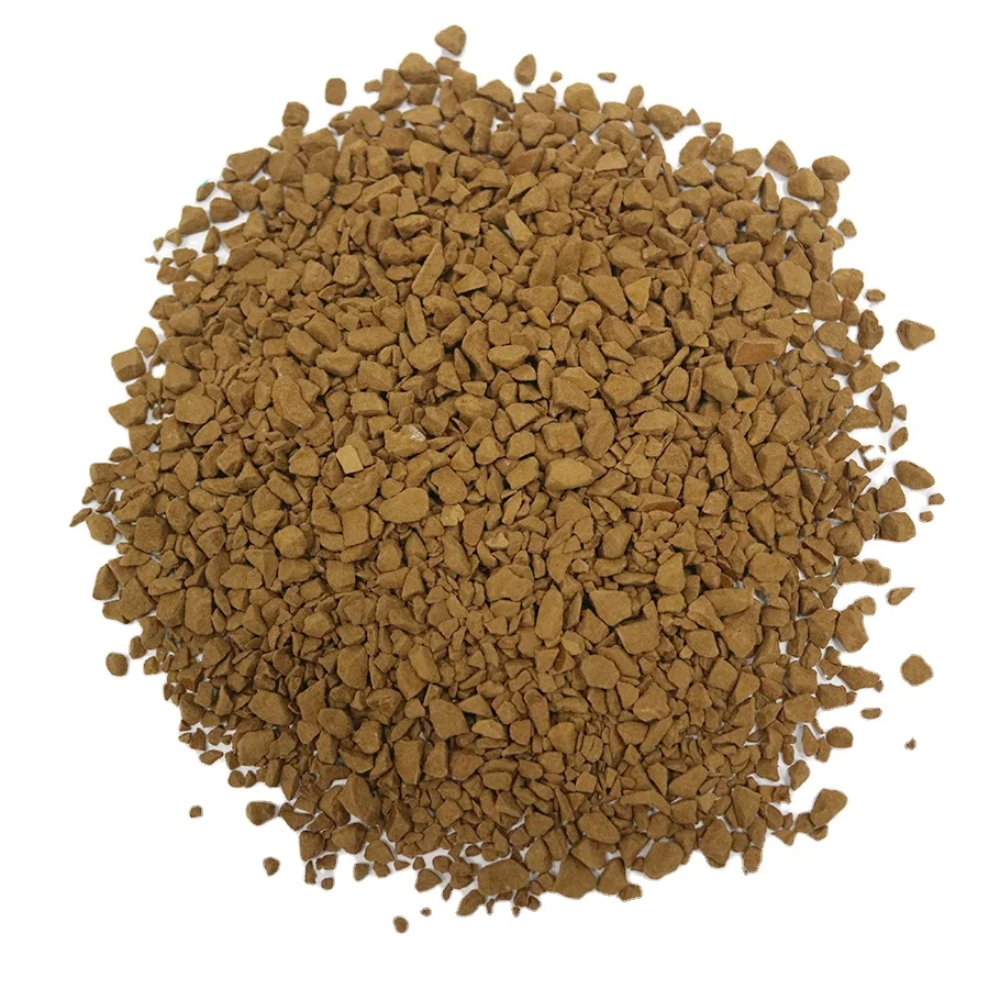 100% Robusta Freeze Dried Instant Coffee Powder - Cheapest Gold Instant Coffee Caffeinated BITTER Kosher HACCP Sugar Cream Bag