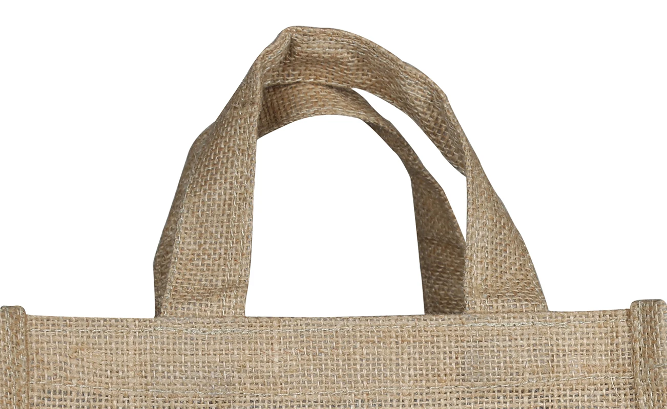 Jute Burlap Shopping Tote Bags Promotional Bag Handled