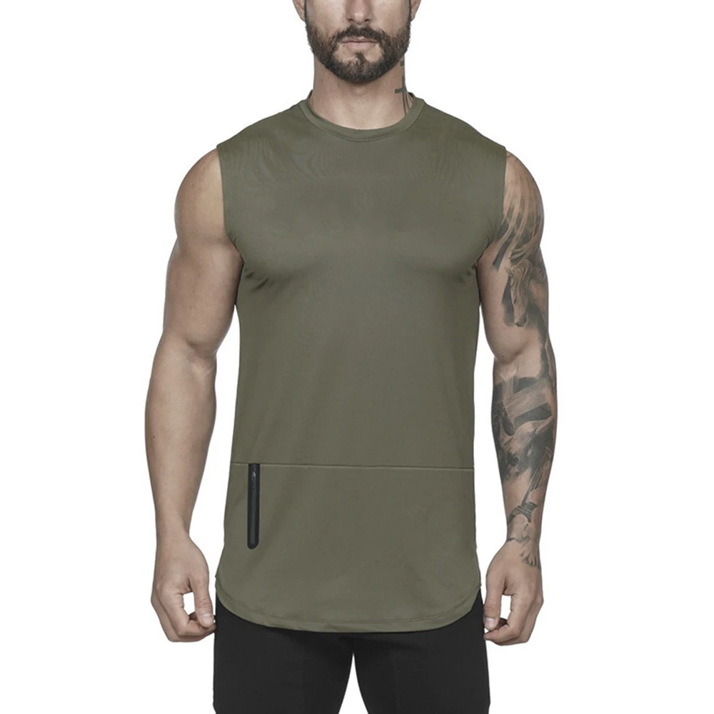 New Design Men Gym Singlet 100% Cotton Stringer Vests