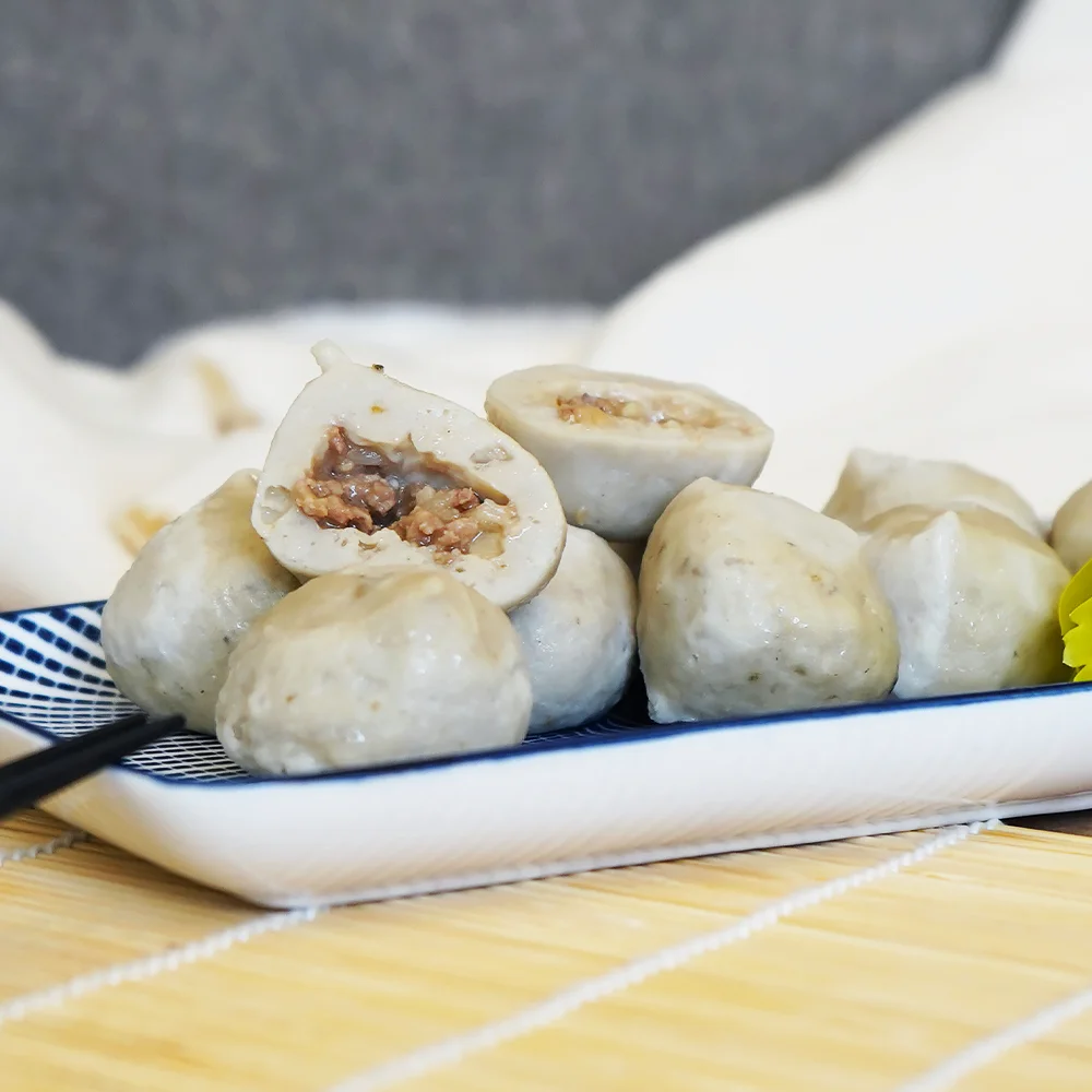 High Quality succulent Bamboo shoots pork fish ball for cooking