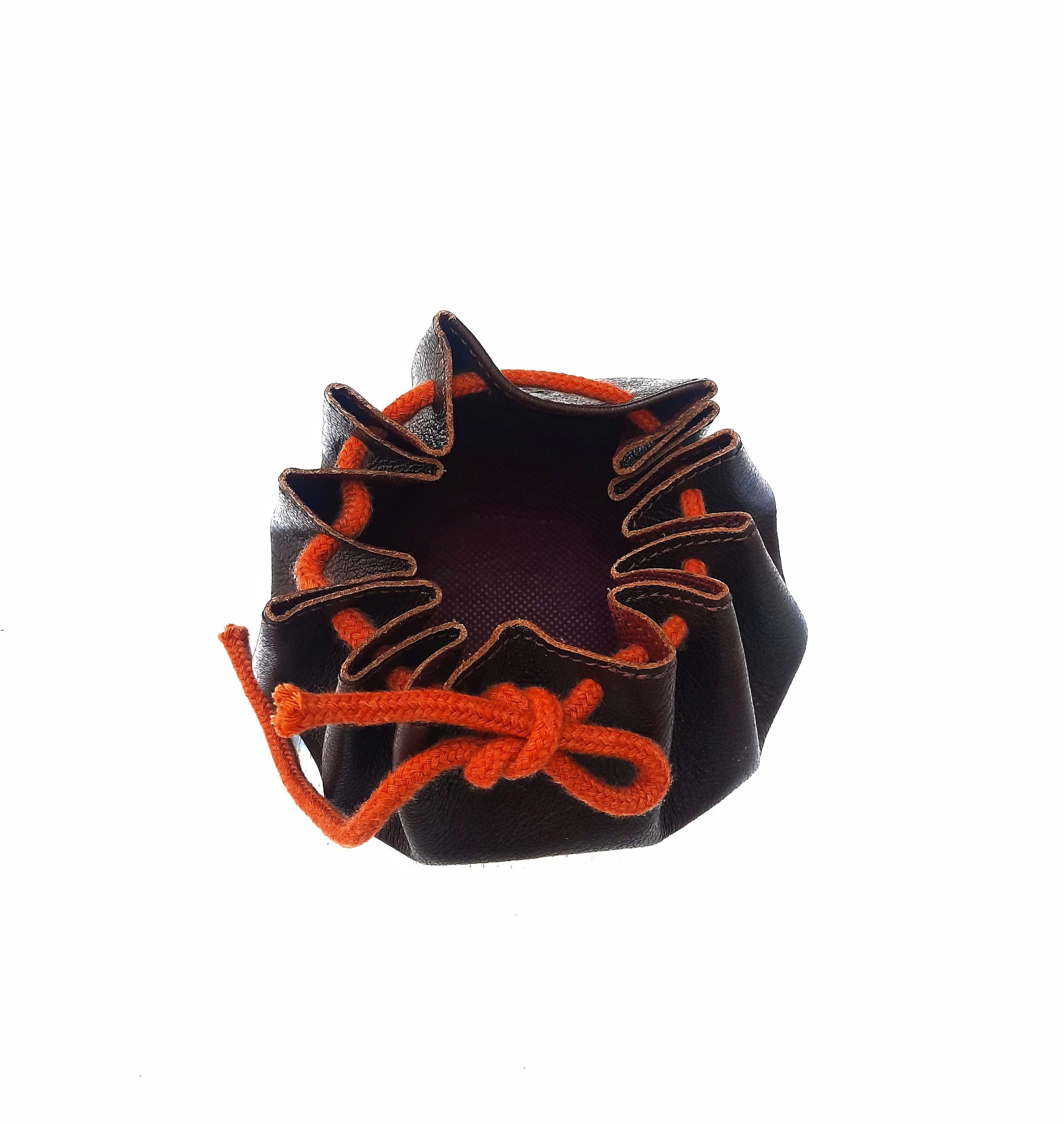 2021 Genuine Brown Leather Pen Stand Holder Desk Custom Logo Cosmetic Brush Comb Holder Multi Functionating Desk Table Holder