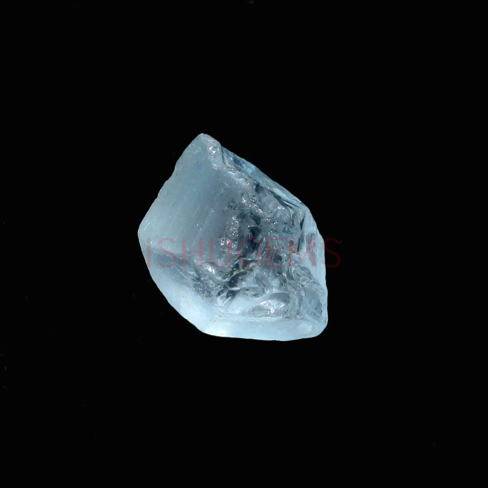 Natural Sky Blue Topaz 13x12mm Freeform Rough 13.25 Cts Loose Gemstone