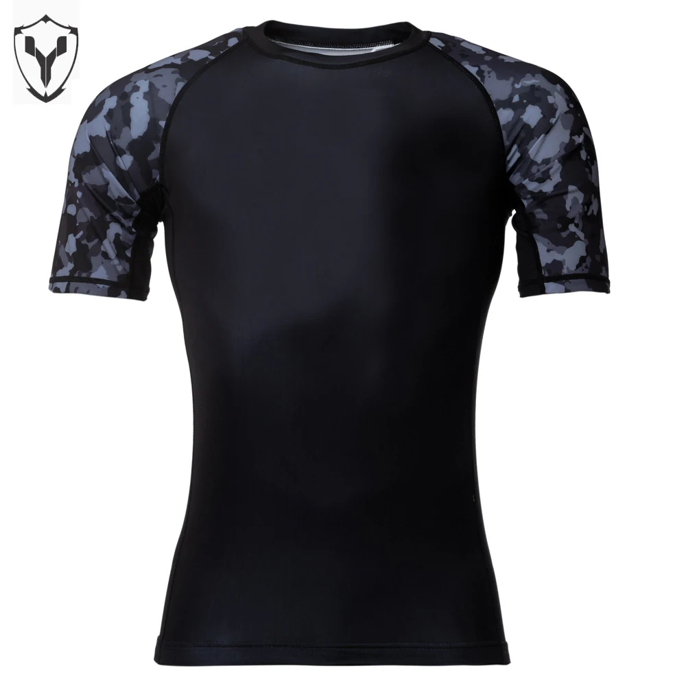 Custom Full Sublimated Compression Clothing OEM Latest Style High Quality Fitness Gym Wear MMA Rash Guard