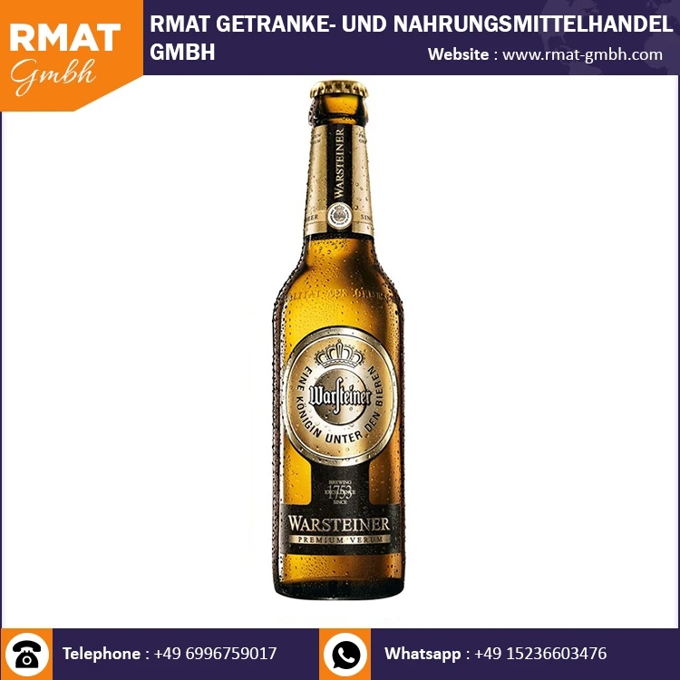
Rich Quality 4.8% Warsteiner Beer Bulk Supplier 