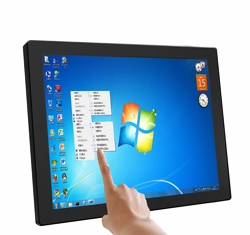 Zhixianda metal shell 17 inches 4:3 industrial open LCD display office learning display open display