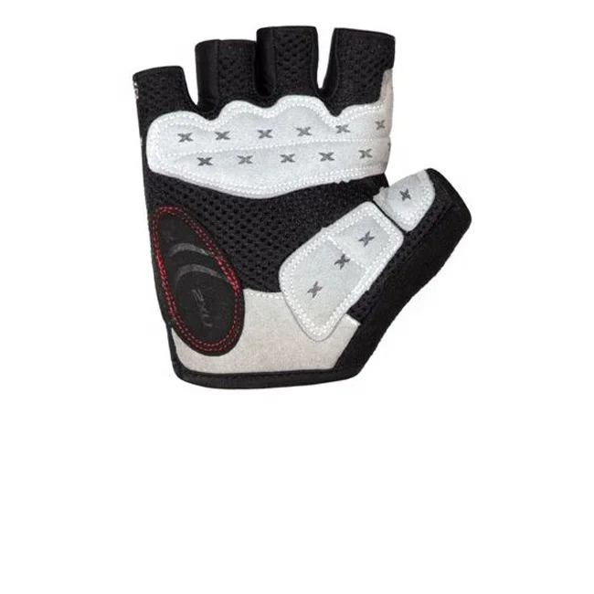 Ladies Pink Leather Padded Palm Finger less Gloves