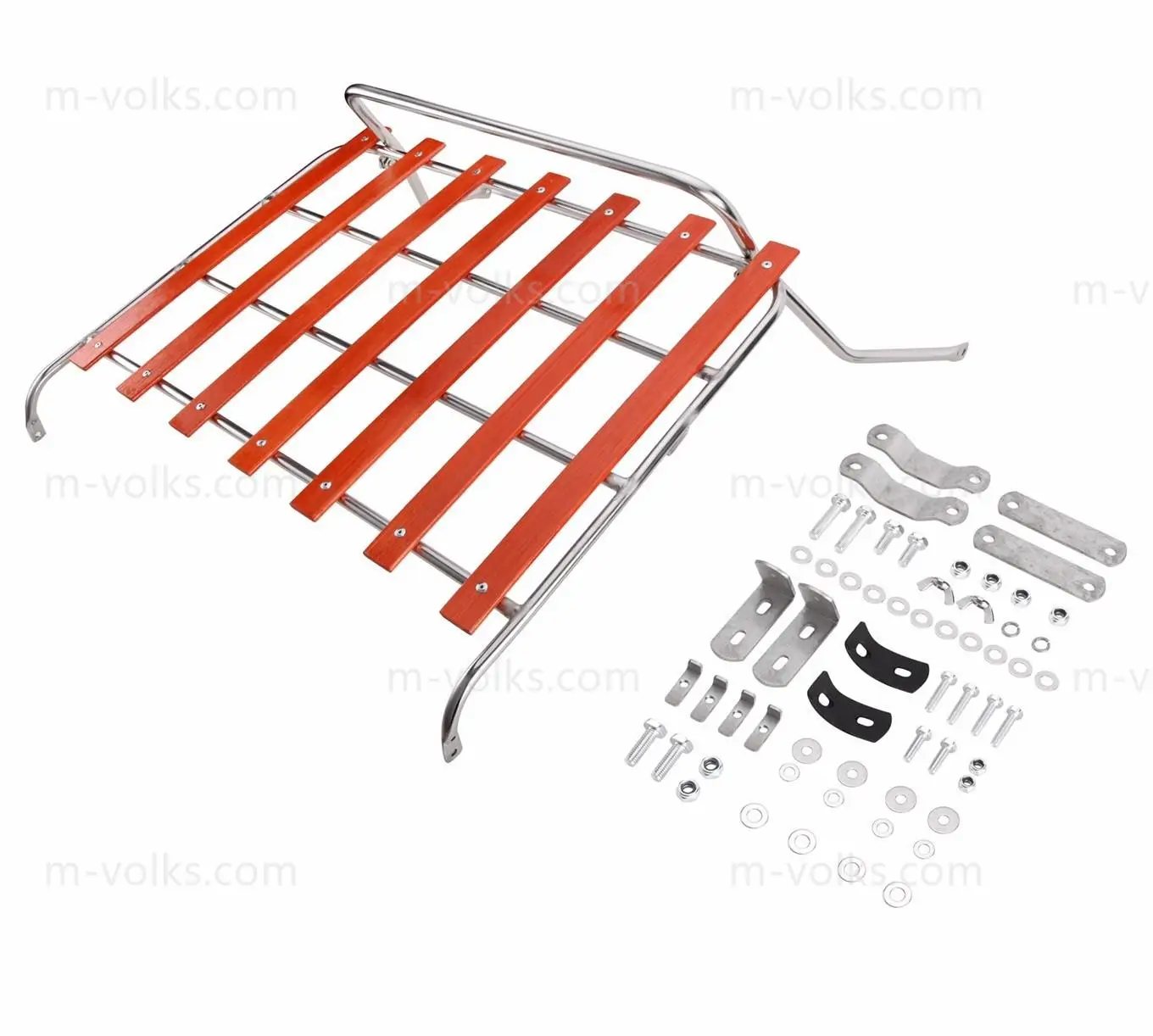 Stainless Steel Beetle Boot/Deck Lid Rock Compatible with VW Type 1 Beetle/Bug  1955-1967