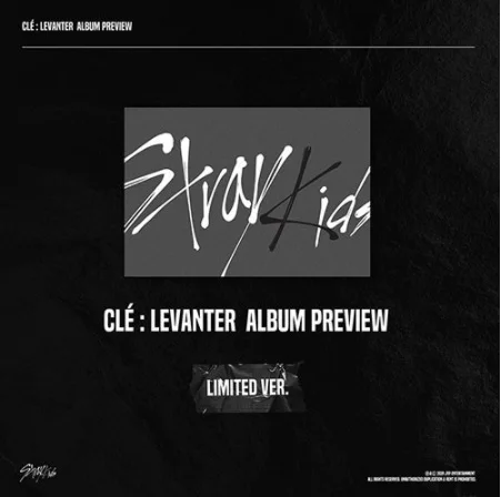 [OFFICIAL KPOP ALBUM] KPOP Album Korean IDOL Stray kids  CLE LEVANTER LIMITED