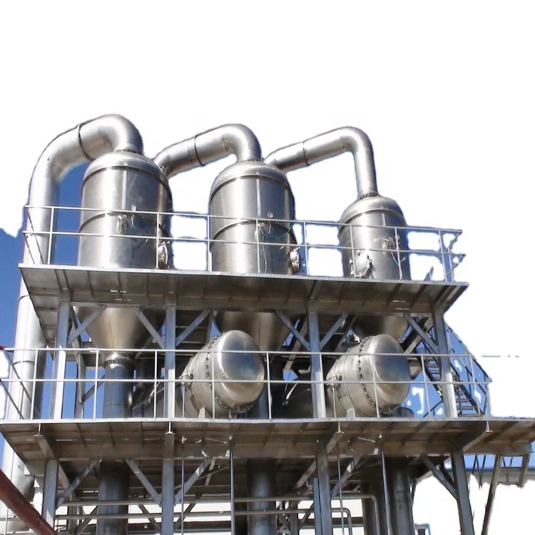 
single effect fruit juice vacuum concentration evaporation machine/multiple effect evaporator 