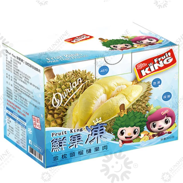 
Premium Quality No Preservative Special Taste 100% Natural Creamy Sweet Fresh Whole Durian Monthong From Thailand 