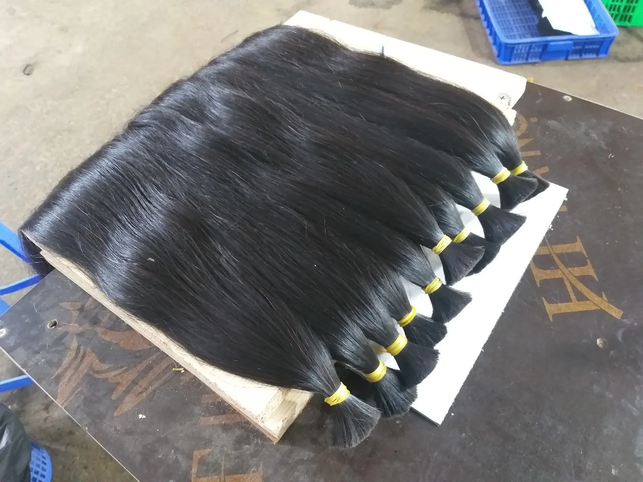 Hot Selling Cheap Raw Unprocessed Hair 100% Natural Human Hair High Quality Very Smooth & Soft